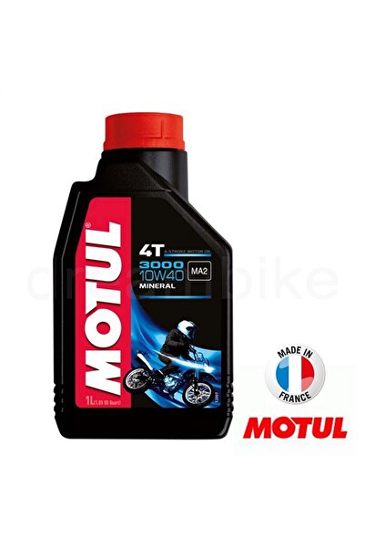 Motul 3000 10W40 4 Zamanlı Motosiklet Yağı 1 Lt. Made in France