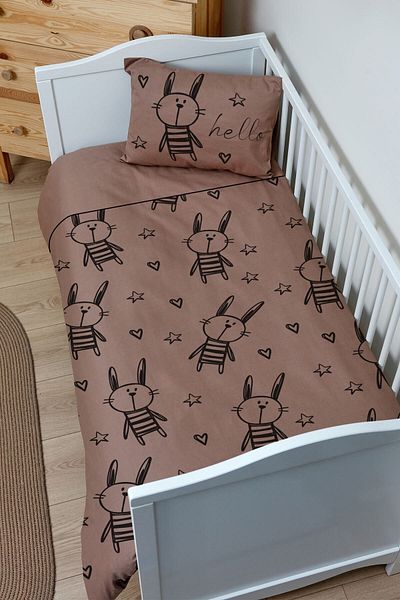 Tuğba Kuğu Linen Duvet Cover Set - Baby Size (100X150)
