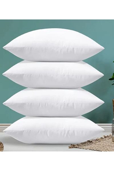 MODELHOME 900 Gram Bead Silicone Pillow - Antiallergic, 50x70 Cm, 4 Pieces