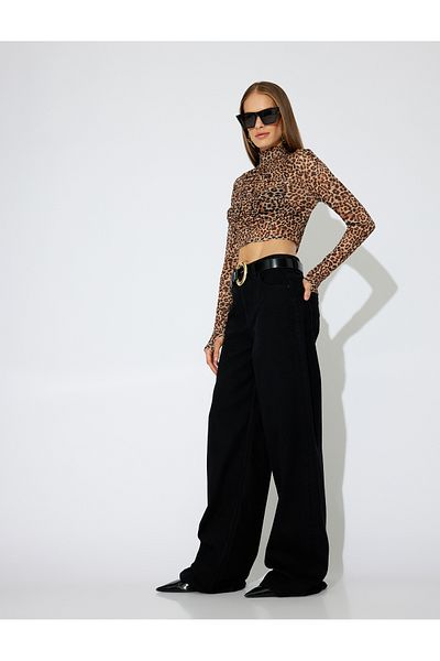 Koton X Zeynep Cushion - Oversize Wide Leg Buttoned Jeans