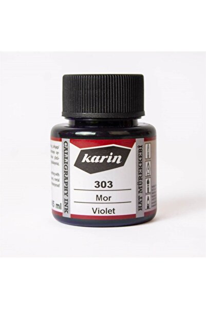 Karin Hat Mürekkebi 303 Mor 45 ml