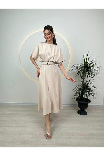 conconmoda Anjeli Midi Φόρεμα - Ζώνη Λεπτομερές