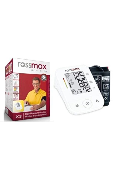 Rossmax X3 Tansiyon Aleti 120 Ölçüm Hafızalı Dijital Üst Koldan Ölçüm- Tespiti