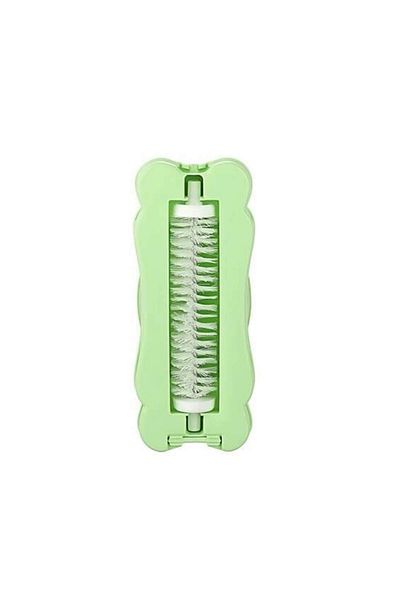 onixe Green Single Brush Butterfly Design Purse - 17x7x4 cm