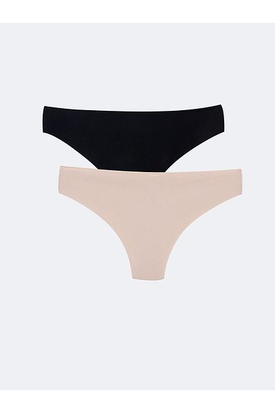 LC Waikiki Lw - Flat Laser Cut Brazilian Panties 2 Pack