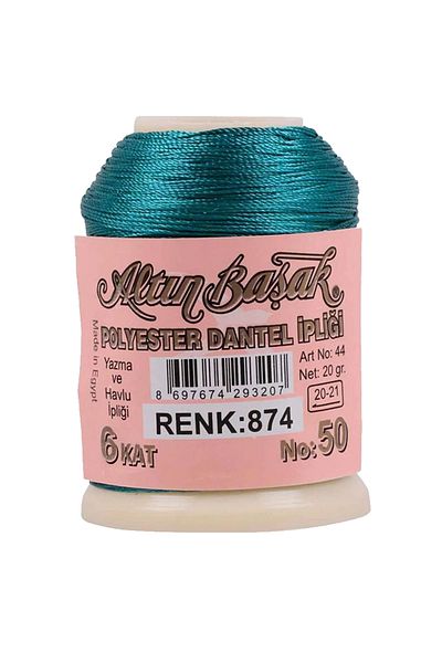 NEZADE STORE Altınbaşak Needlework and Lace Thread 20 Gr - Royaleks - No: 874
