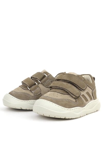 Rakerplus Schaggy Genuine Leather Sand Cream Baby Sports Shoes