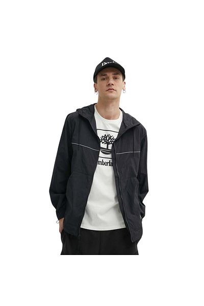 Timberland Ανεμοδαρικό Μαύρο Ανδρικό Μπουφάν με Πλήρη Κοστούμι