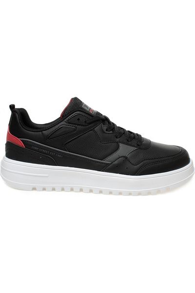 Jump 28019 C-Black/Red Men's Sneakers - Casual Black Red Sneakers