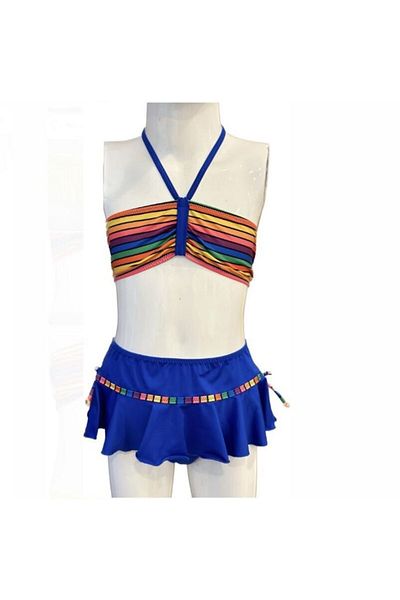 Kom Μπικίνι με φούστα Rinbow Girl