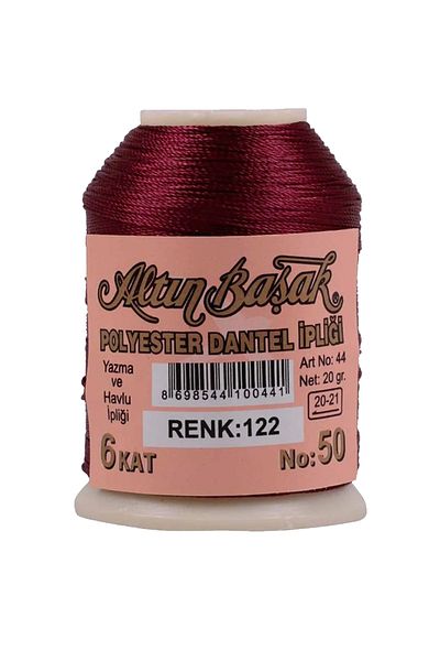 NEZADE STORE Altınbaşak Needlework and Lace Thread 20 Gr - Royaleks - No: 122