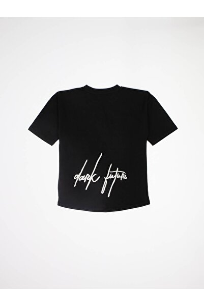 rg kidsstore Νεανικό κοντομάνικο μπλουζάκι με σκούρο ανάγλυφο