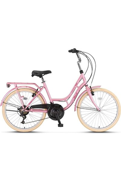 Genel Markalar 2441 STITCH-L KADIN ŞEHİR BİSİKLETİ V 24 JANT 21 VİTES PEMBE