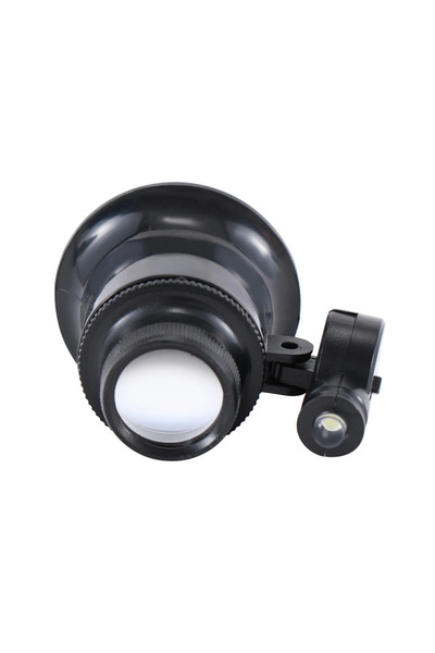 Epilons عدسة مكبرة بصرية مضيئة مع عدسة زجاجية بتكبير 20 مرة لإصلاح الساعات وا...