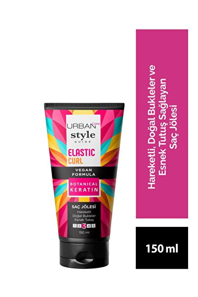Urban Care Style Guide Elastic Curl Hareketli Doğal Bukleler Sağlayan Jöle - Esnek Tutuş-vegan-150 ml