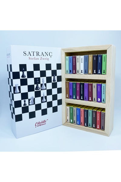 Çikolata Kütüphanesi Stefan Zweig Satranç Temalı Çikolata Kütüphanesi