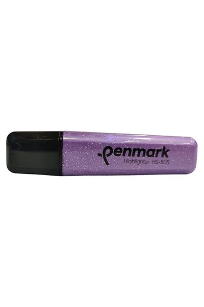 penmark Hs-505-17 Highlighter Metallic Glitter Lavender Pen