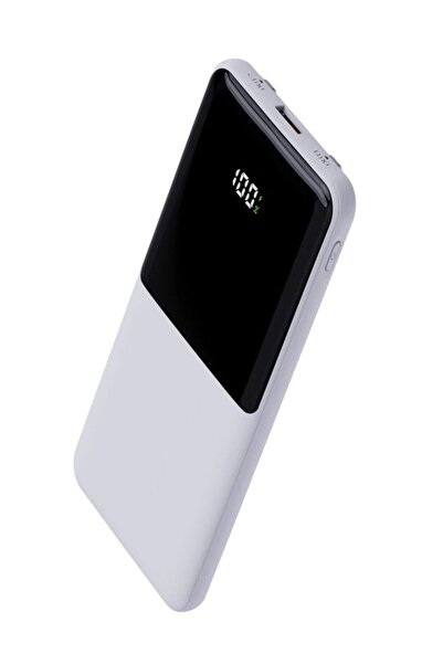 ÇELİKWORK PW-95 PD 22.5W Hızlı Şarj LCD Powerbank | Type-C, Lightning Kablolu, 1 USB-A Girişli Taşınabilir