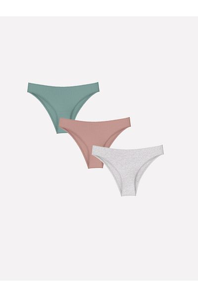 LC Waikiki Lw - Plain Brazilian Panties 3 Pack