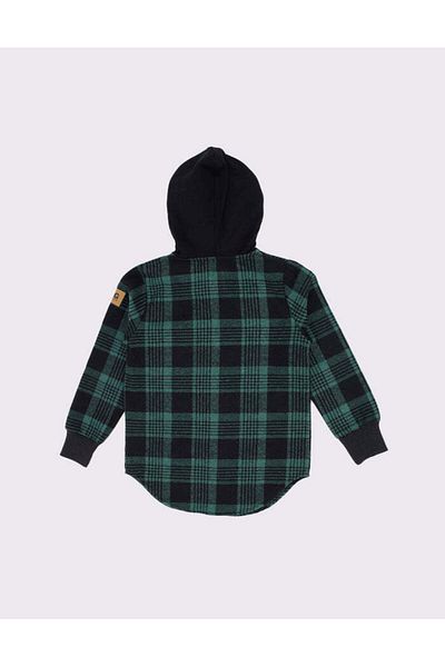 rg kidsstore Cămașă pentru copii în stil lumberjack - cu detaliu cu snap