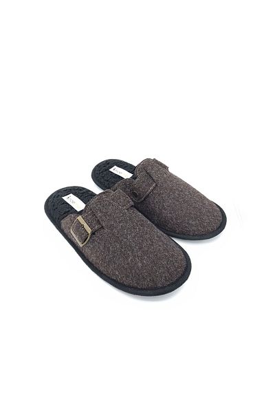 shoemio Мъжки домашни чехли Rodin Brown