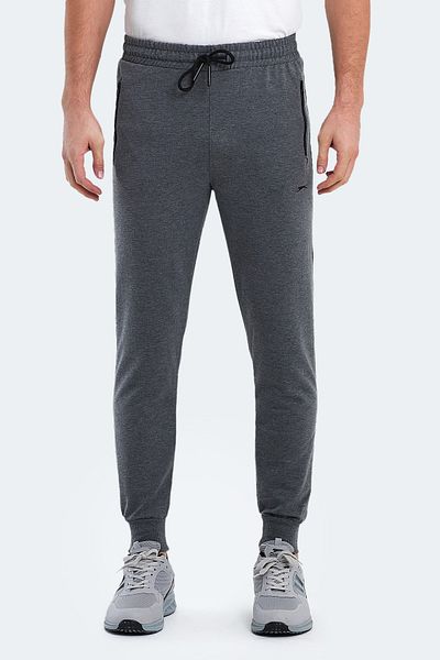 Slazenger Ανδρικό αθλητικό παντελόνι Ofer In Dark Grey