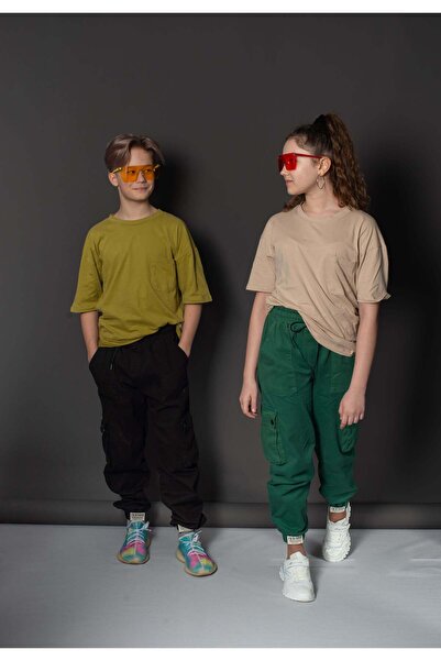 rg kidsstore Oversize kroj Majica za mlade - Sa detaljem džepa