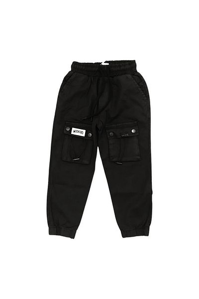 rg kidsstore Boy's Trousers - Elastic Detailed, Pocket and Rope Opening
