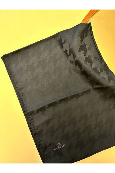 İpekhan Σάλι ζακάρ με σχέδιο Houndstooth