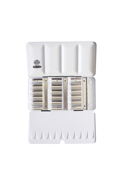 Schmincke Boş Metal Suluboya Palet 18 X 5ml(TÜP BOYALAR IÇİN)