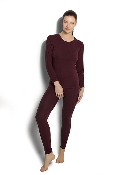 Jiber JİBER 597 FEMEIE SOFT TERMAL TOP Mânecă lungă INSIDE FANILA SINGLE