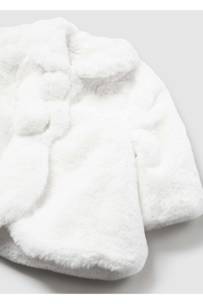 MAYORAL Newborn Baby Girl Fur Coat