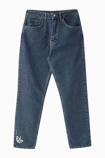 Moda Rosa 23k4528 - Navy Blue - Colorful Stone Denim