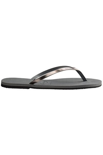 Havaianas You Metallic Grey Steelmetallic Graphite Silver Women's Slippers
