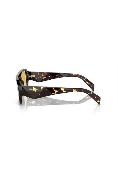 Prada Man Rectangle Sunglasses- Pr A05s - Lense Size:53mm - Black Malt Tortoise