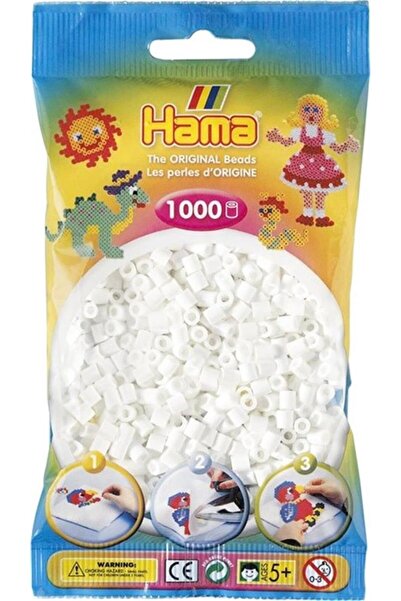 Hama Midi Bead 1,000 Pieces - White