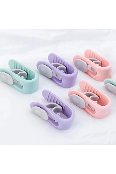 gaman 4-Piece Pink Needle-Free Clip-On Quilt Blanket Bedding Set