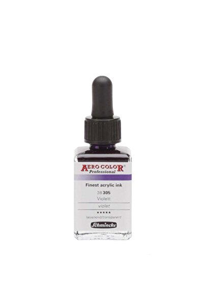 Schmincke Aero Color Akrilik Mürekkep 28 ml 305 Violet