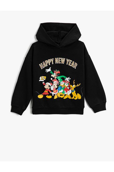 Koton Licensed New Year Themed Disney Printed Sweatshirt