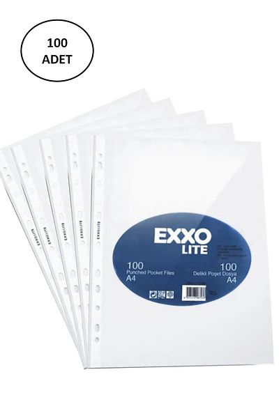 Angoravi Exxo Bag File 100 Pieces Lite A4 PP