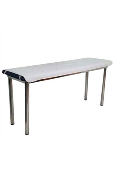 alez White Stretcher Cover Rubberized Inspection Table Cover Liquid Proof