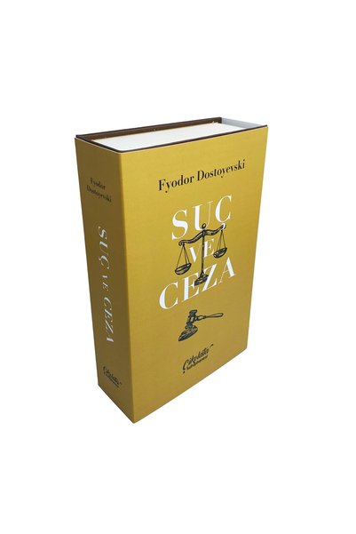 Çikolata Kütüphanesi Suç ve Ceza Temalı Ciltli Çikolata Kütüphanesi