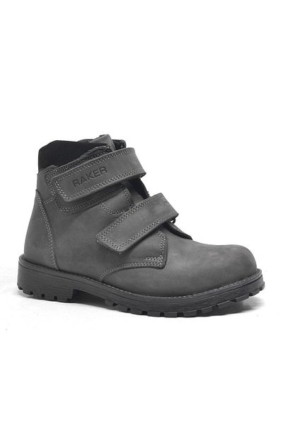 Rakerplus Cizme pentru copii Sentor din piele naturală din shearling gri