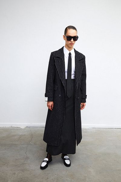VATKALI Striped wool coat - Limited edition