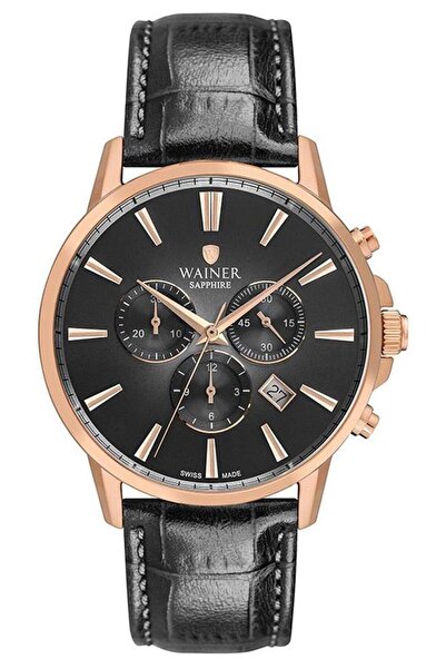 Wainer Wa.19344-b Erkek Kol Saati , Swiss Made, Safir Cam
