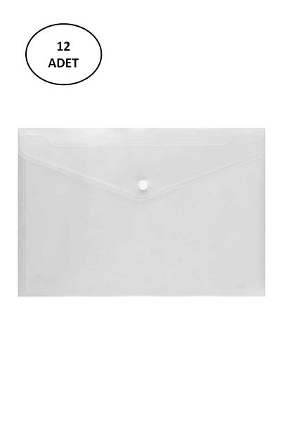 Angoravi Abka Transparent Snap File A3 Document Files 12 Pieces