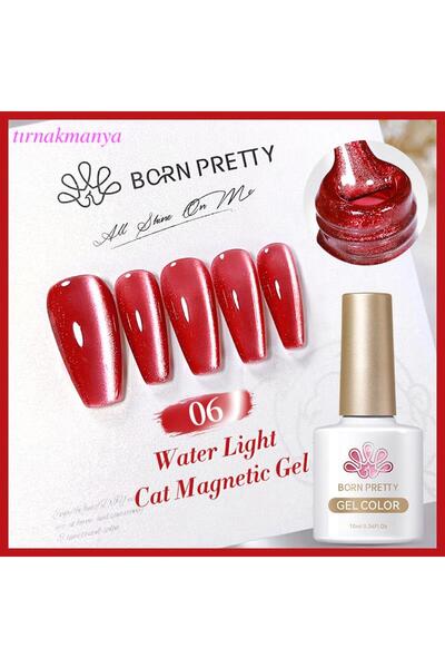 Born Pretty 10ml Water Light Cat Magnetic Kalıcı oje WL-06 (58465)