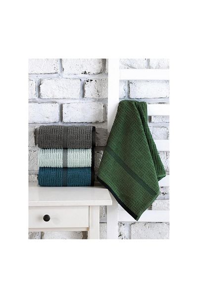 Cotton Box Σετ πετσετών Jacquard Cb 4 τεμαχίων - Road V2 50x90