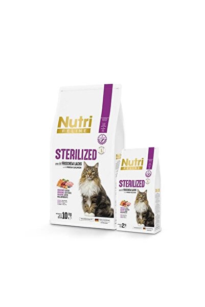Nutri Feline Sterilised Kısırlaştırılmış Tahılsız Kedi Maması 10 Kg