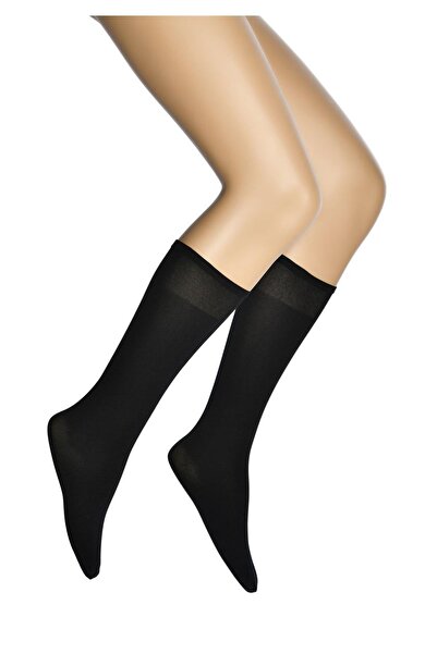 Dore Çorap Comfortable Knee Length - Black 3-Piece